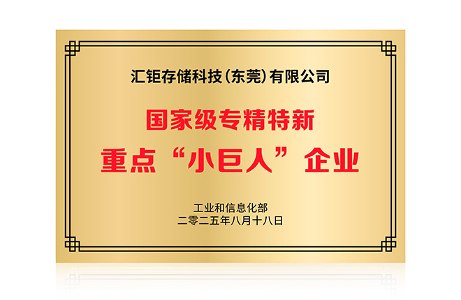 2025年度国家级专精特新重点“小巨人”企业