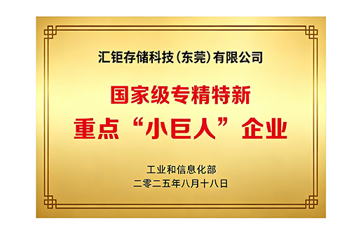 2025年度国家级专精特新重点“小巨人”企业