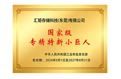 2024年度国家级专精特新“小巨人”企业