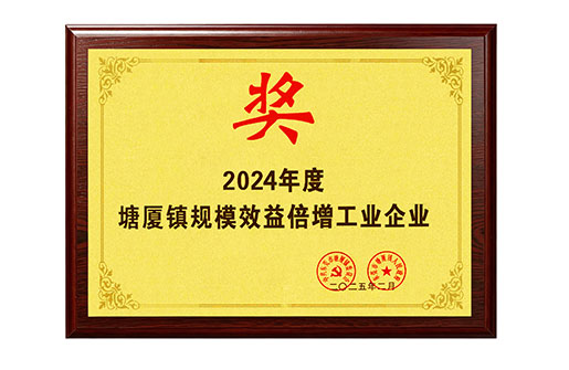2024年度塘厦镇规模效益倍增工业企业